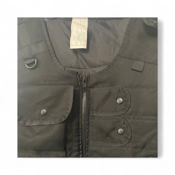 American SWAT Cop Adjustable Vest Hat Baton Halloween Role Play Acting - Picture 6 of 6